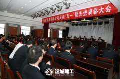 <b>公司召開慶?！拔逡弧濒邉谀Ｏ冗M(jìn)表彰大會</b>